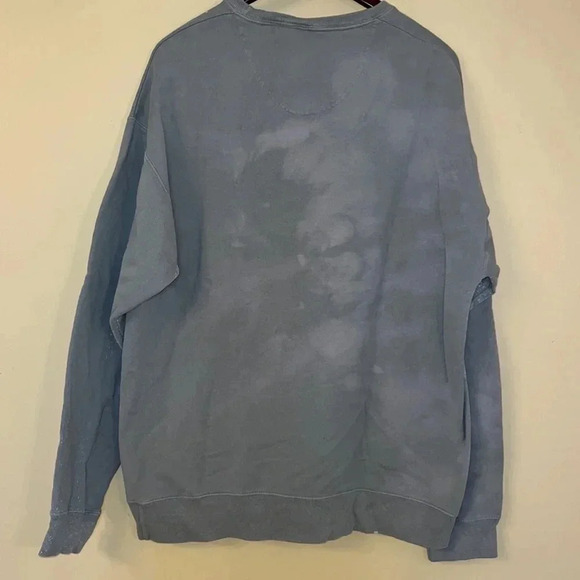 Soft, Up-cycled, comfort washed, bleach dyed sweatshirt - Picture 2 of 6
